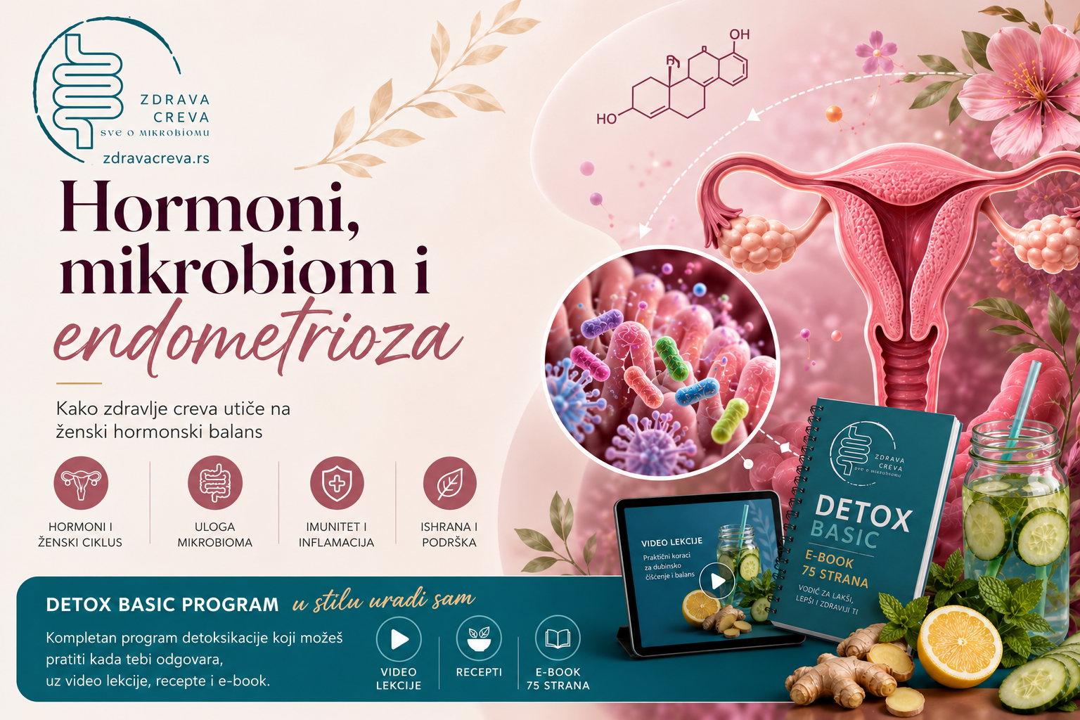 Hormoni, mikrobiom i endometrioza – kakve veze imaju creva sa ženskim zdravljem?